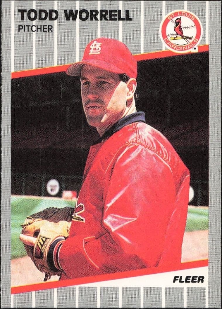 1989 Fleer Todd Worrell #466 trading card
