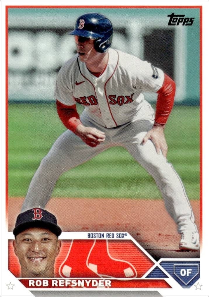 Rob Refsnyder 2023 Topps Update #US71 Baseball Trading Card - Front 2023 Topps Update Rob Refsnyder #US71 baseball trading card front