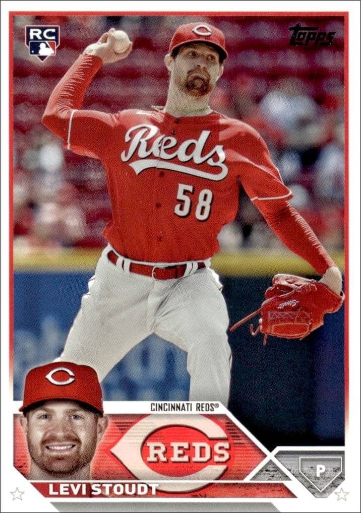 Levi Stoudt 2023 Topps Update #US149 Baseball Trading Card - Front 2023 Topps Update Levi Stoudt #US149 baseball trading card front