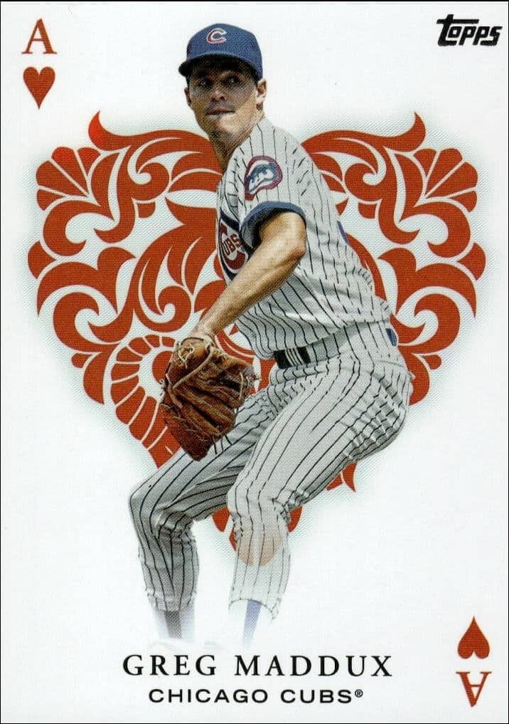 Greg Maddux 2023 Topps Update #AA-62 Baseball Trading Card - Front 2023 Topps Update Greg Maddux #AA-62 baseball trading card front