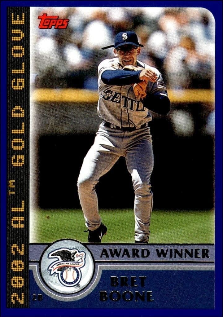 Bret Boone 2003 Topps #688 Baseball Trading Card - Front 2003 Topps Bret Boone #688 baseball trading card front