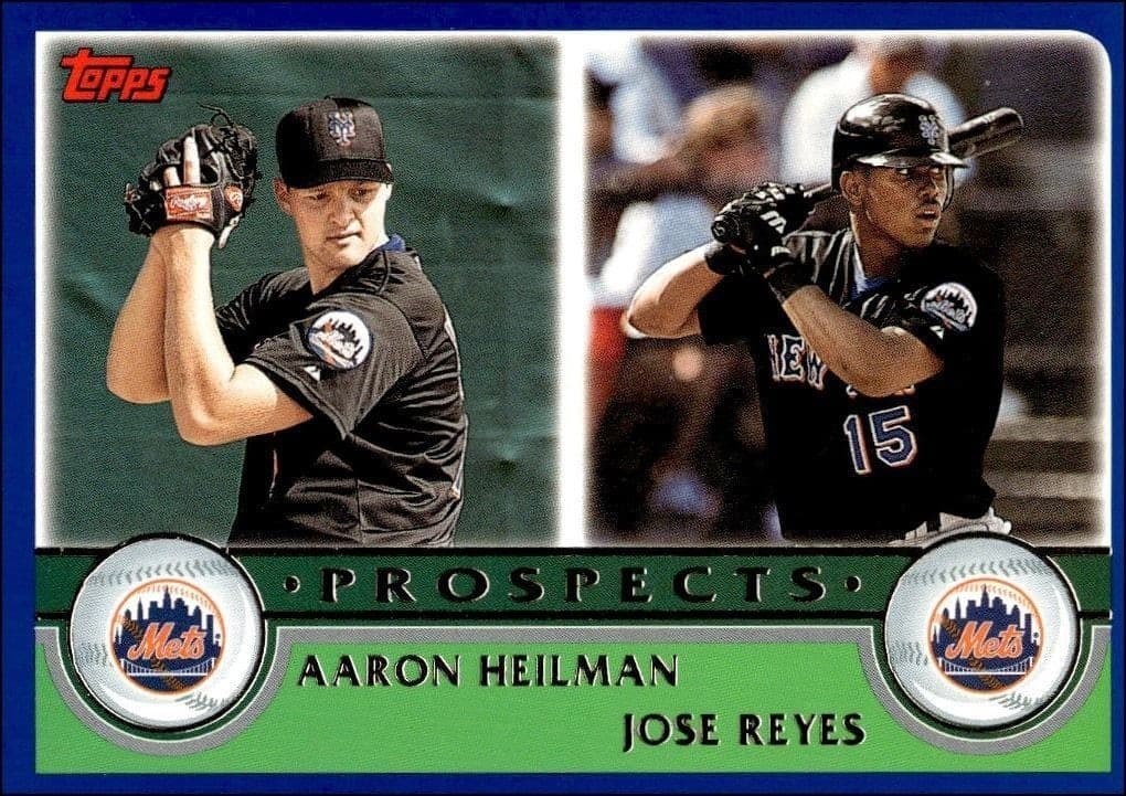 2003 Topps Aaron Heilman / Jose Reyes #684 trading card