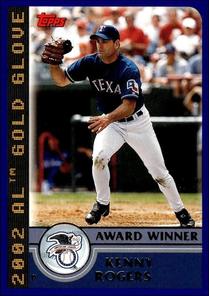 Kenny Rogers 2003 Topps #685 Baseball Trading Card - Front 2003 Topps Kenny Rogers #685 baseball trading card front