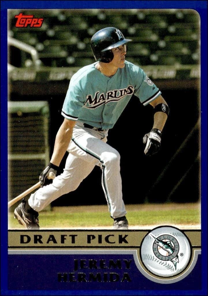 Jeremy Hermida 2003 Topps #668 Baseball Trading Card - Front 2003 Topps Jeremy Hermida #668 baseball trading card front