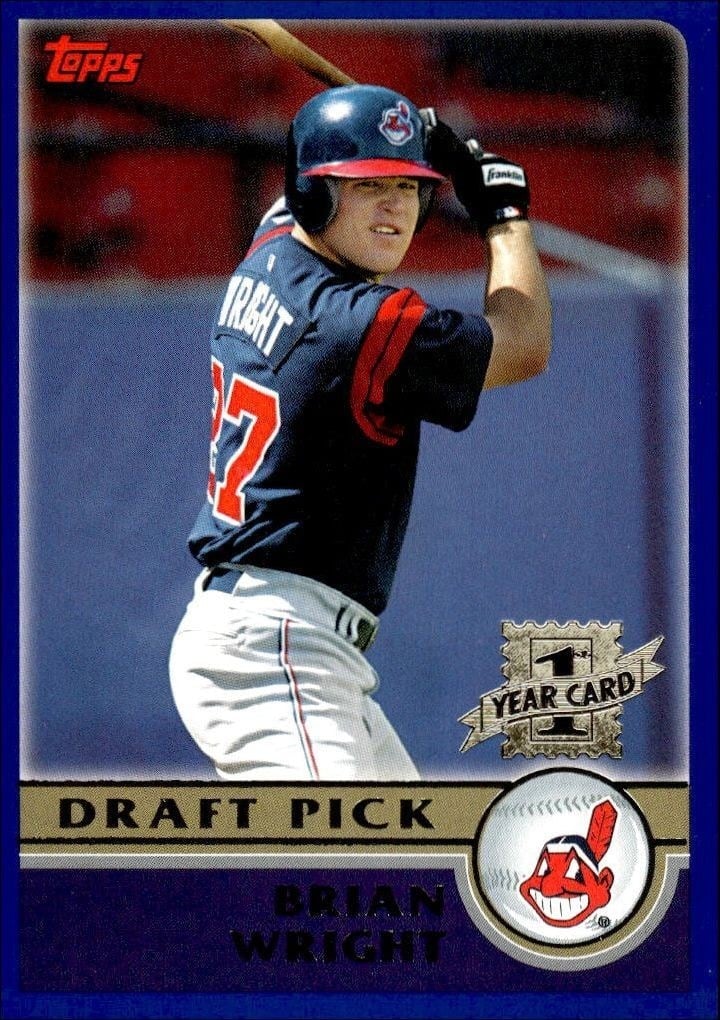 Brian Wright 2003 Topps #664 Baseball Trading Card - Front 2003 Topps Brian Wright #664 baseball trading card front