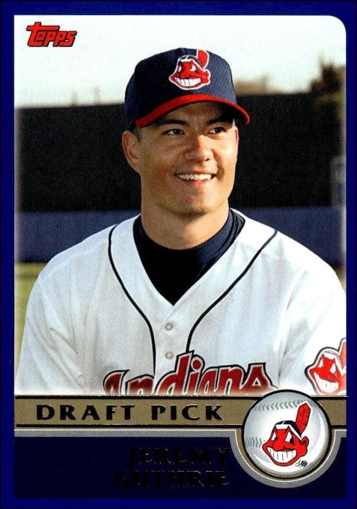 Jeremy Guthrie 2003 Topps #661 Baseball Trading Card - Front 2003 Topps Jeremy Guthrie #661 baseball trading card front