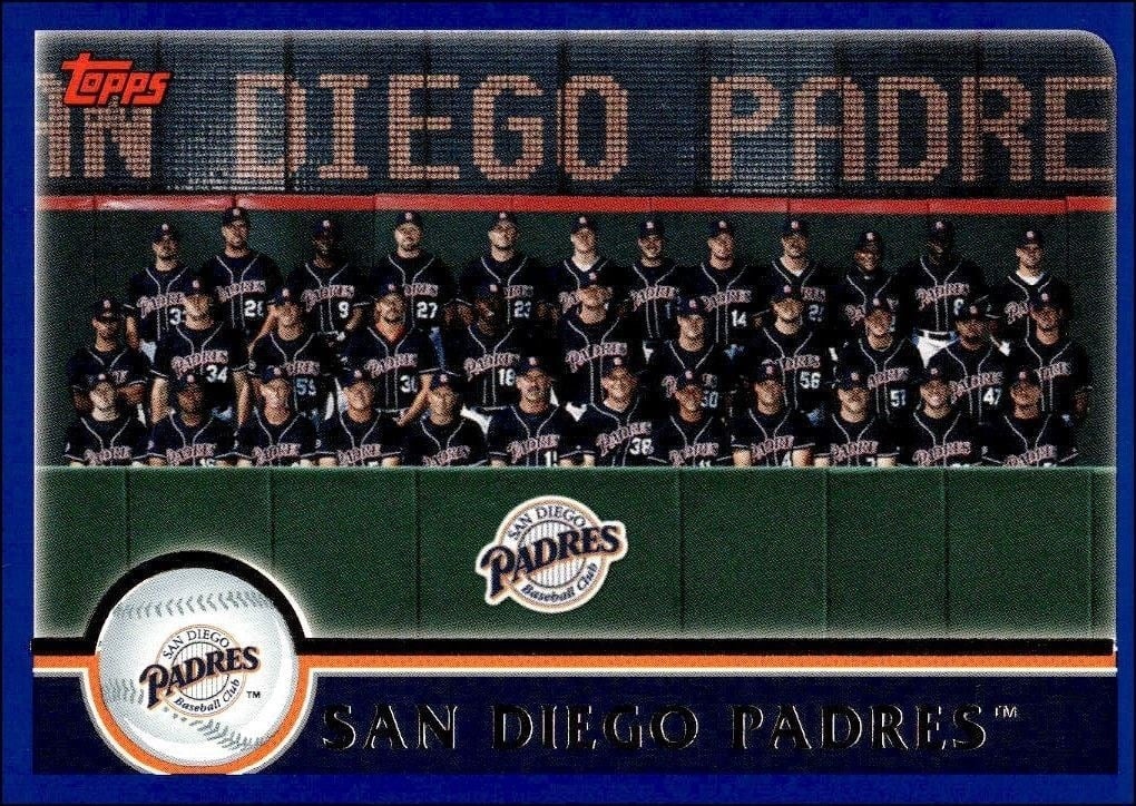 San Diego Padres 2003 Topps #653 Baseball Trading Card - Front 2003 Topps San Diego Padres #653 baseball trading card front
