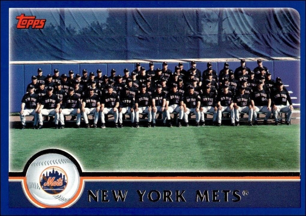New York Mets 2003 Topps #648 Baseball Trading Card - Front 2003 Topps New York Mets #648 baseball trading card front