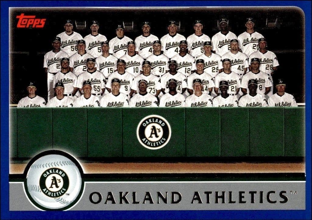 2003 Topps Oakland Athletics #650 trading card