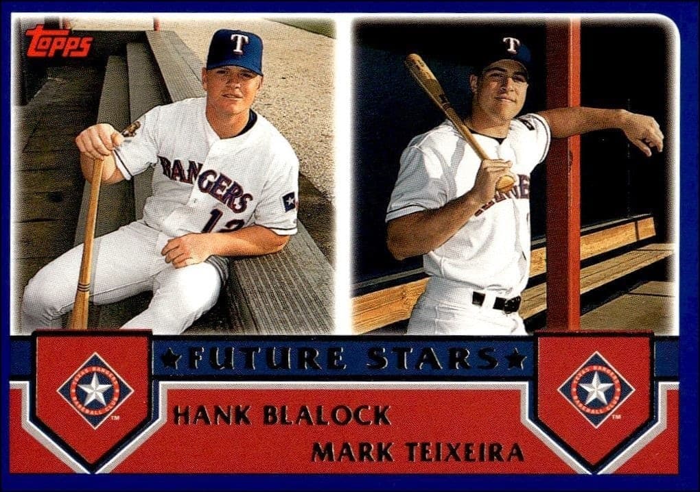 2003 Topps Hankalock / Mark Teixeira #324 trading card