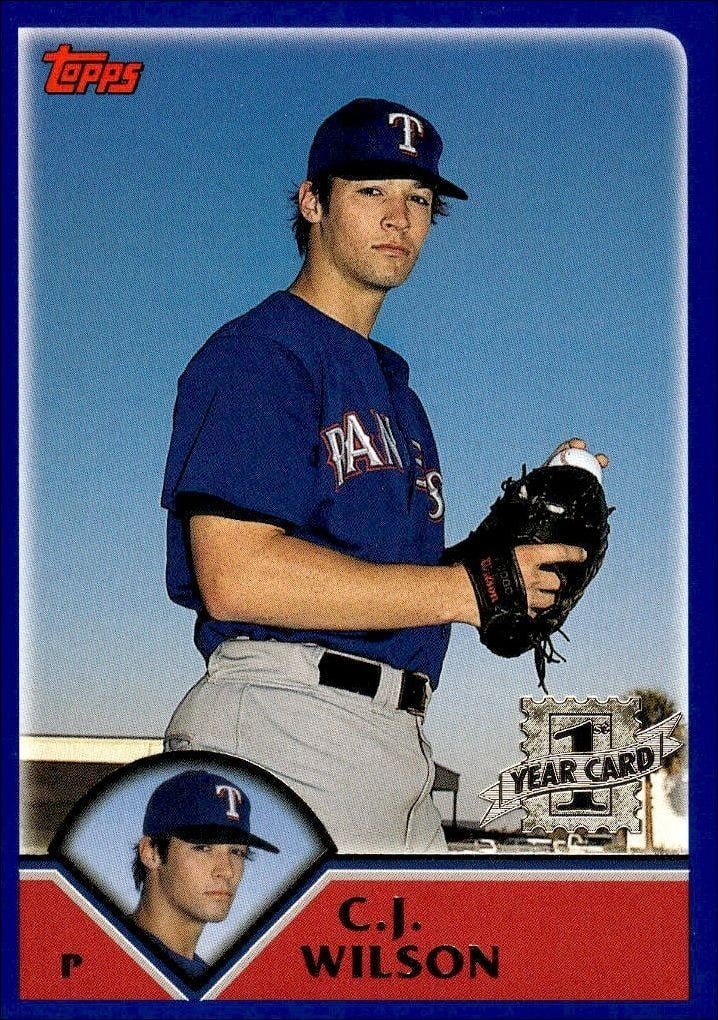 2003 Topps C.J. Wilson #313 trading card
