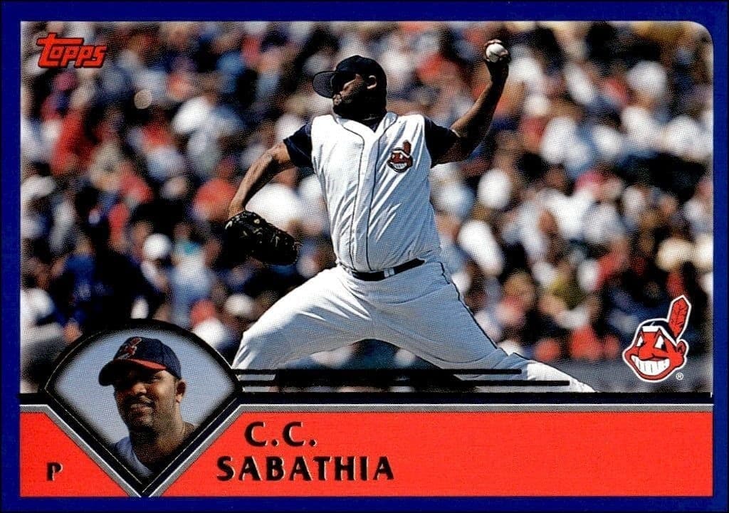 2003 Topps CC Sabathia #214 trading card