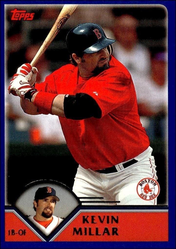 Kevin Millar 2003 Topps #471 Baseball Trading Card - Front 2003 Topps Kevin Millar #471 baseball trading card front