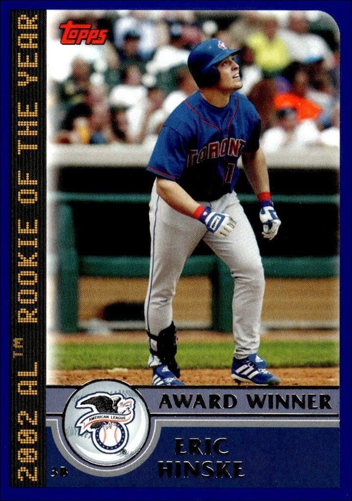 Eric Hinske 2003 Topps #707 Baseball Trading Card - Front 2003 Topps Eric Hinske #707 baseball trading card front