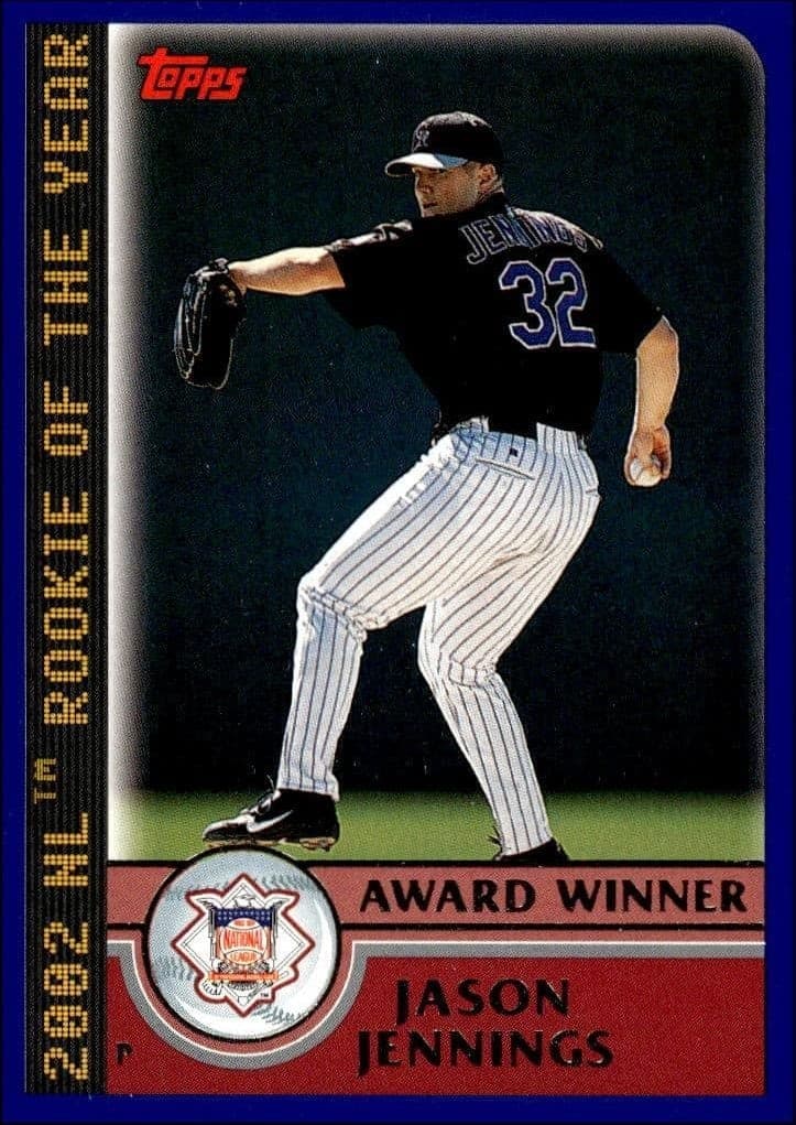 2003 Topps Series 2 Jason Jennings #708 trading card