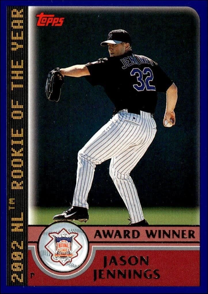 2003 Topps Jason Jennings #708 trading card