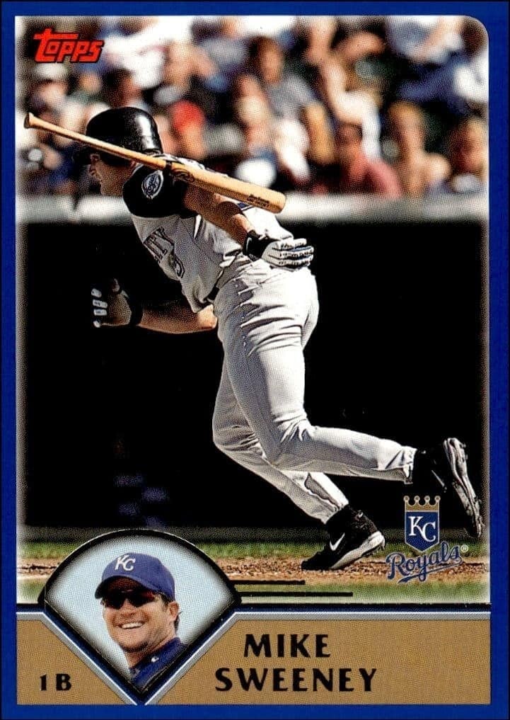 Mike Sweeney 2003 Topps #585 Baseball Trading Card - Front 2003 Topps Mike Sweeney #585 baseball trading card front