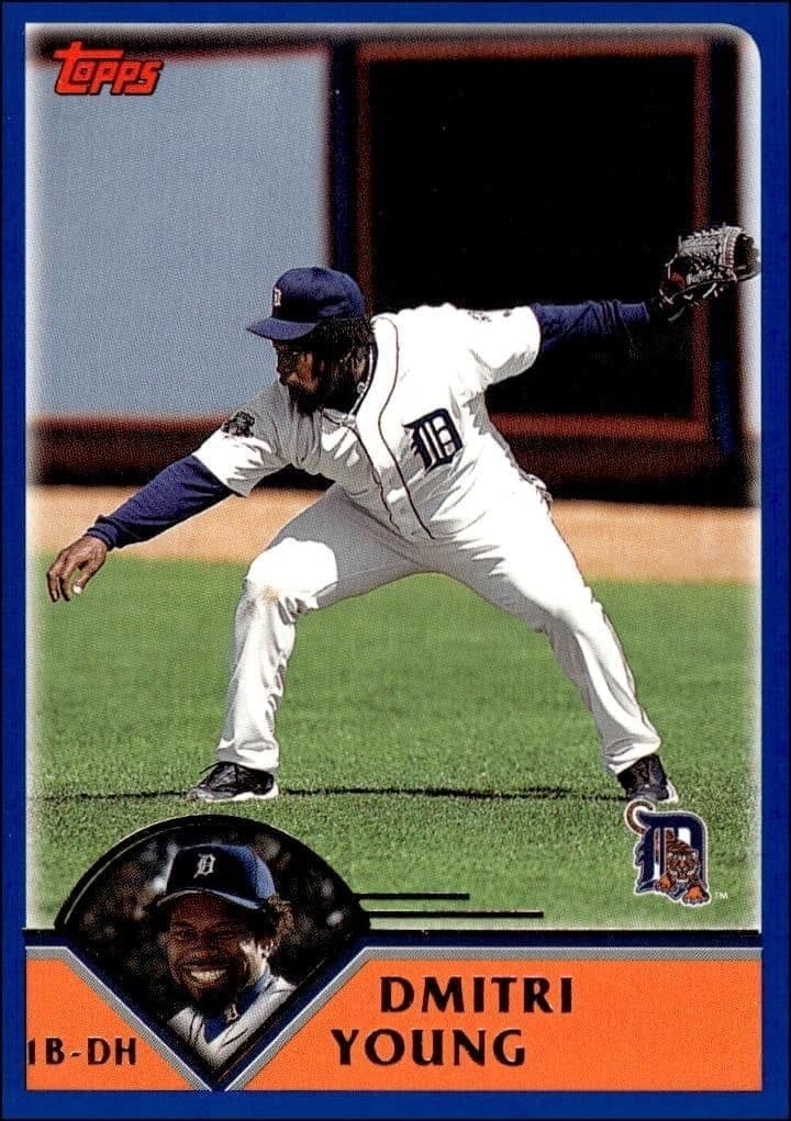 2003 Topps Dmitri Young #582 trading card