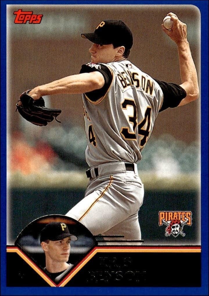 Kris Benson 2003 Topps #571 Baseball Trading Card - Front 2003 Topps Kris Benson #571 baseball trading card front