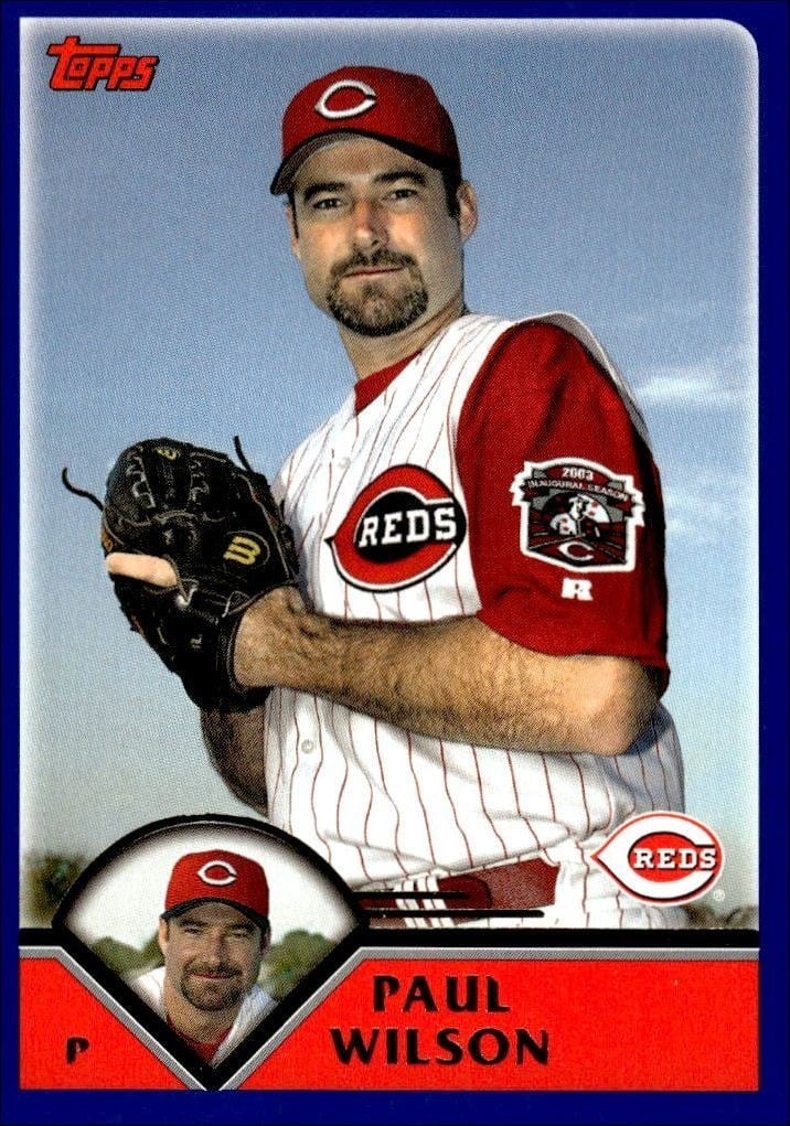 Paul Wilson 2003 Topps #565 Baseball Trading Card - Front 2003 Topps Paul Wilson #565 baseball trading card front