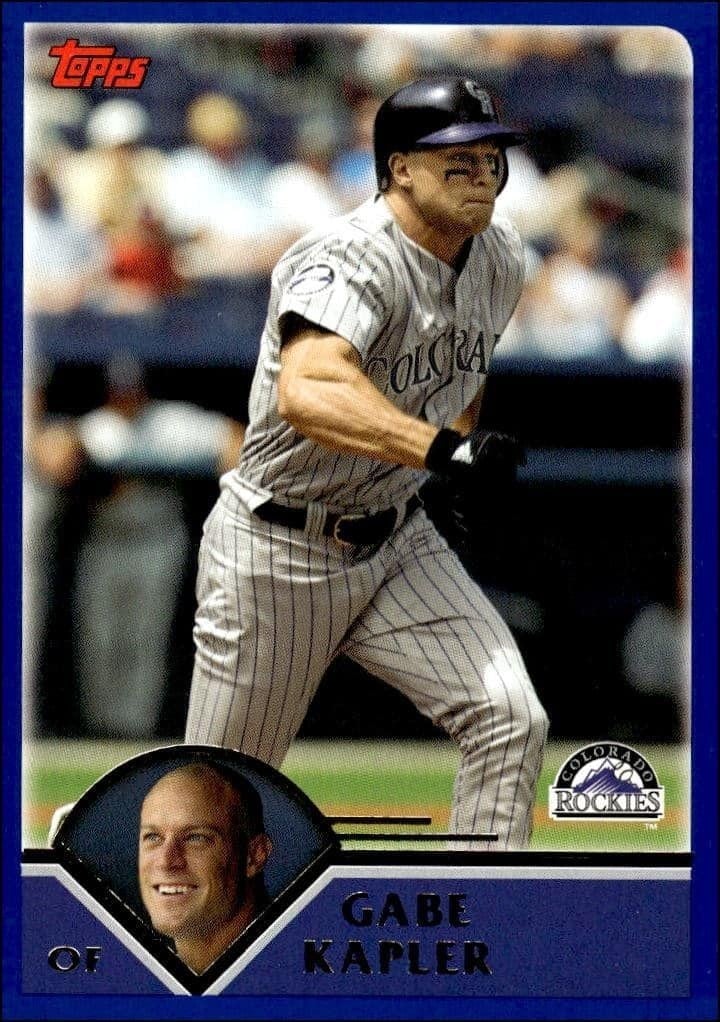 2003 Topps Gabe Kapler #563 trading card