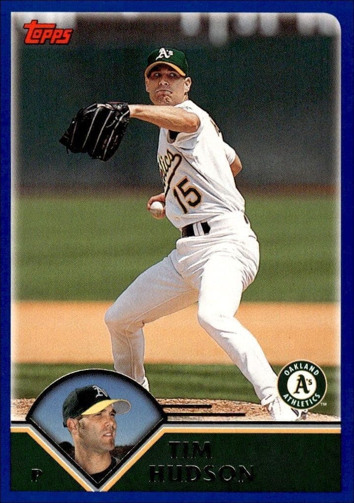 2003 Topps Tim Hudson #558 trading card
