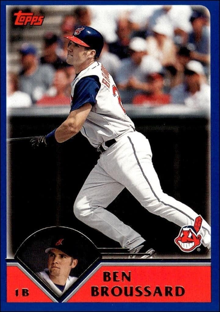 Ben Broussard 2003 Topps #562 Baseball Trading Card - Front 2003 Topps Ben Broussard #562 baseball trading card front