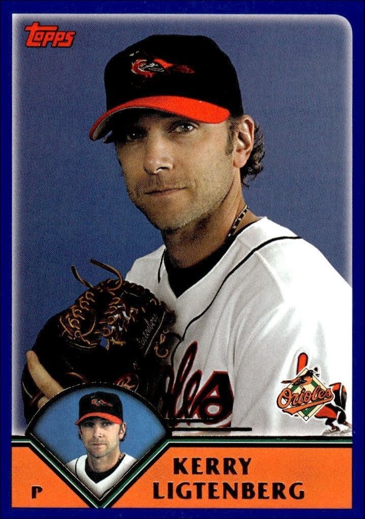 Kerry Ligtenberg 2003 Topps #518 Baseball Trading Card - Front 2003 Topps Kerry Ligtenberg #518 baseball trading card front