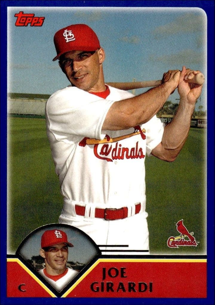 2003 Topps Joe Girardi #521 trading card