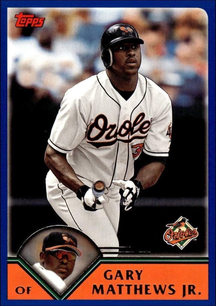 2003 Topps Gary Matthews Jr. #509 trading card