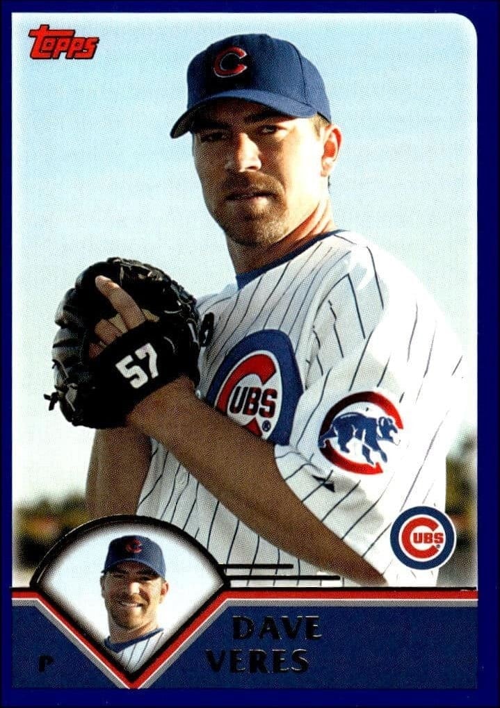 Dave Veres 2003 Topps #505 Baseball Trading Card - Front 2003 Topps Dave Veres #505 baseball trading card front
