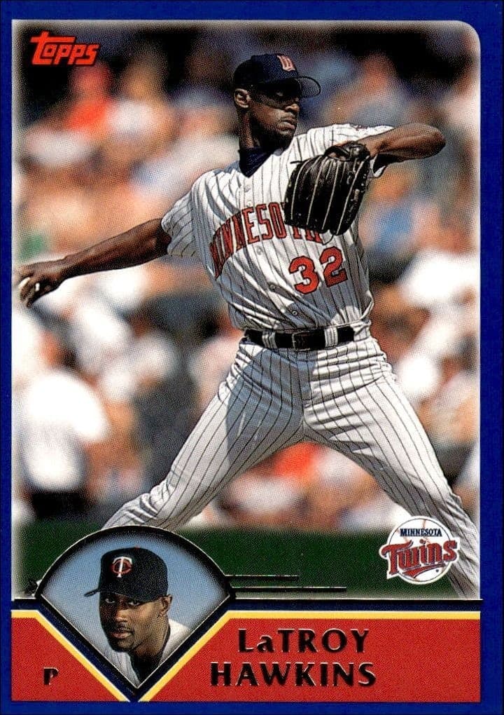 2003 Topps Series 2 LaTroy Hawkins #603 trading card