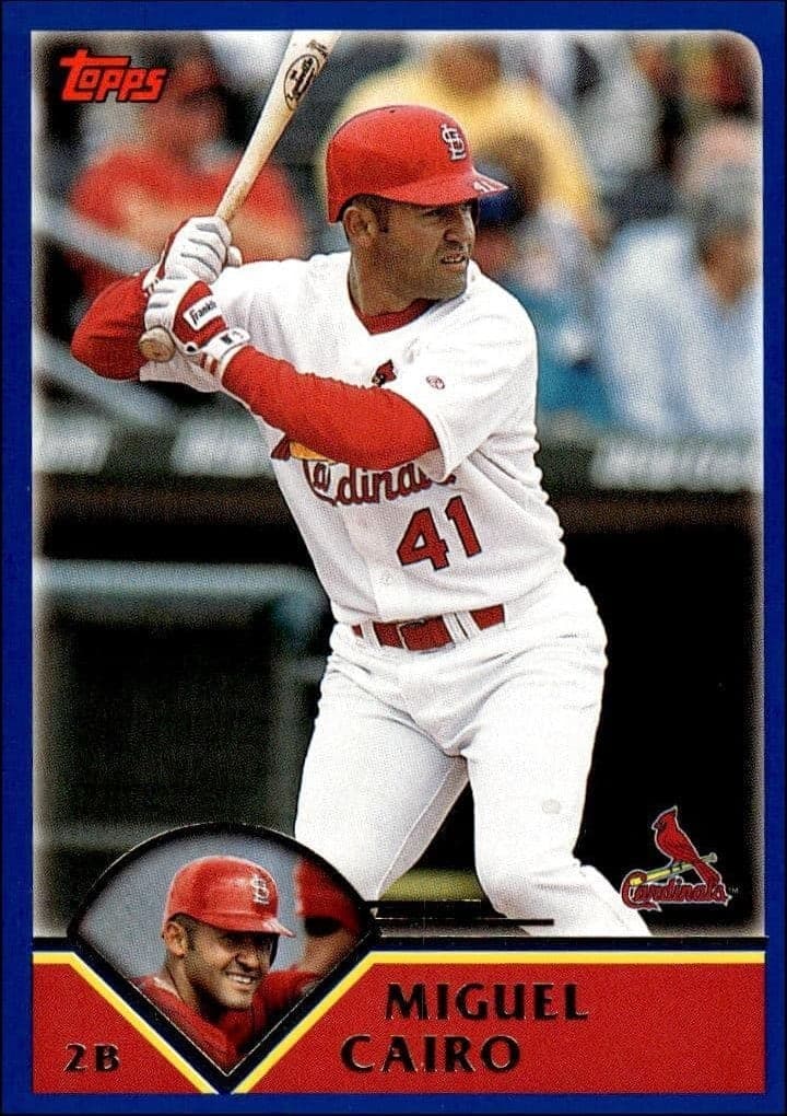 2003 Topps Miguel Cairo #606 trading card