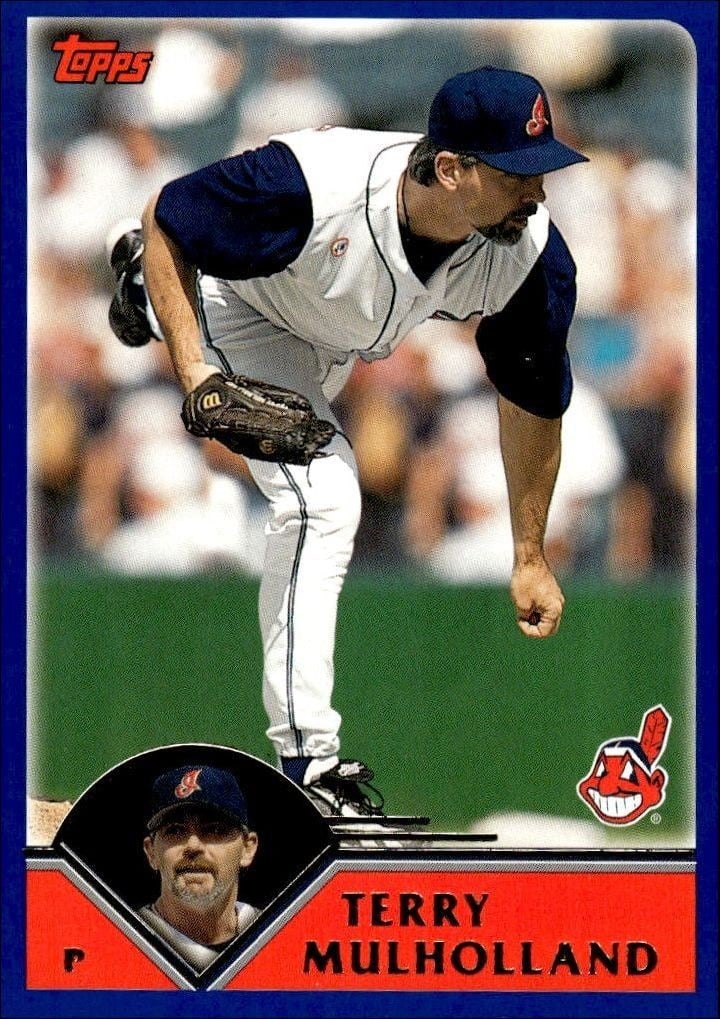 Terry Mulholland 2003 Topps #543 Baseball Trading Card - Front 2003 Topps Terry Mulholland #543 baseball trading card front