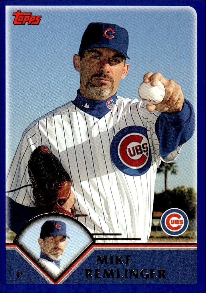 Mike Remlinger 2003 Topps #608 Baseball Trading Card - Front 2003 Topps Mike Remlinger #608 baseball trading card front