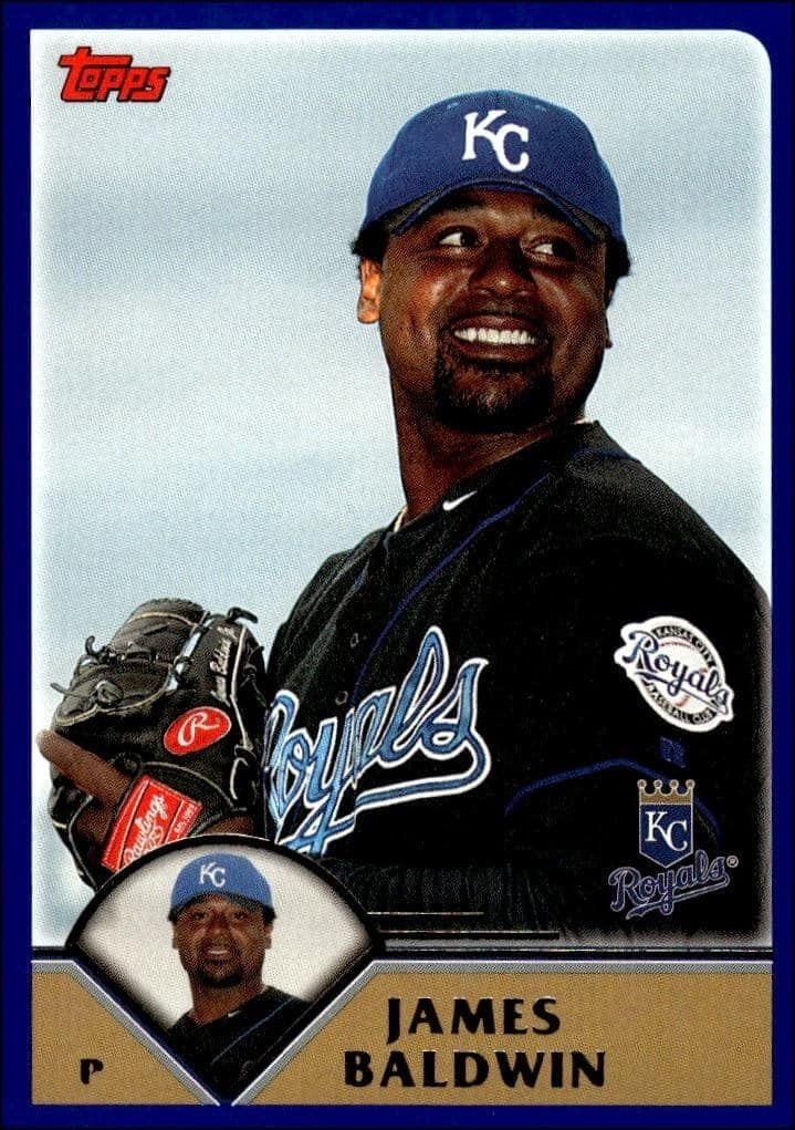 James Baldwin 2003 Topps #533 Baseball Trading Card - Front 2003 Topps James Baldwin #533 baseball trading card front