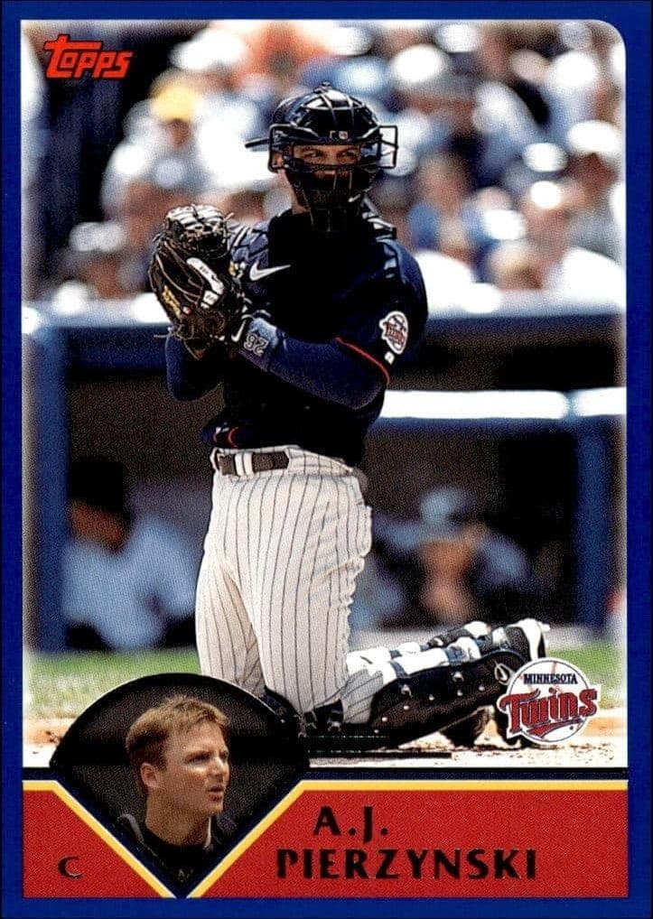 2003 Topps A.J. Pierzynski #616 trading card