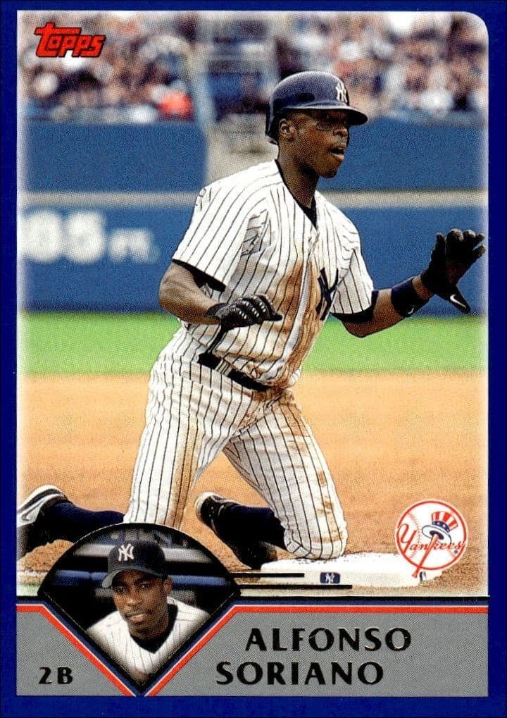 2003 Topps Alfonso Soriano #90 trading card