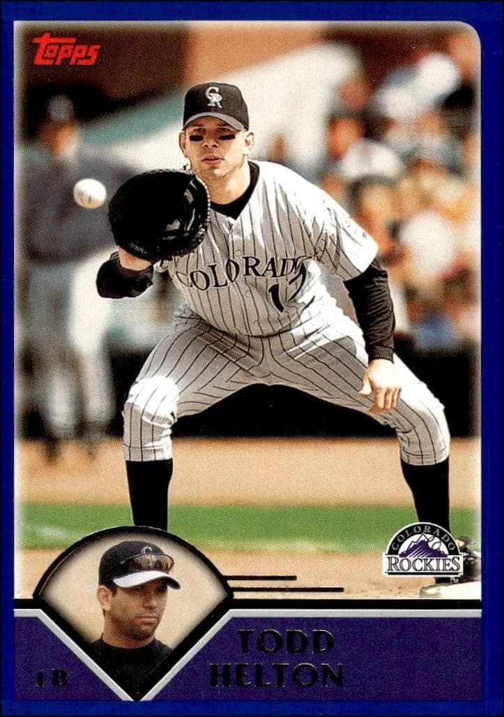 2003 Topps Todd Helton #20 trading card