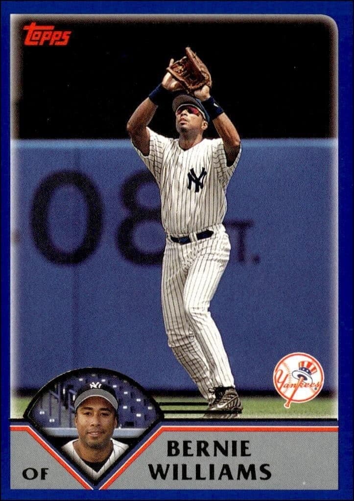 2003 Topps Bernie Williams #120 trading card