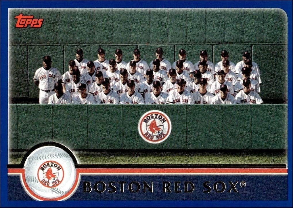Boston Red Sox 2003 Topps Red #634 Baseball Trading Card - Front 2003 Topps Red Boston Red Sox #634 baseball trading card front