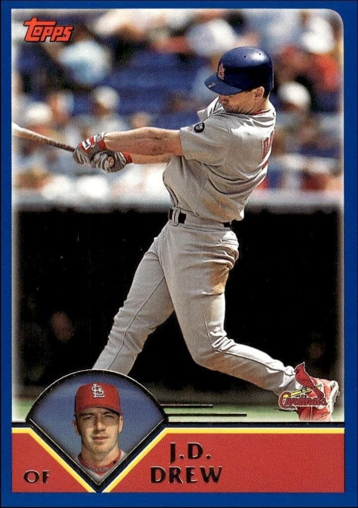 2003 Topps J.D. Drew #624 trading card