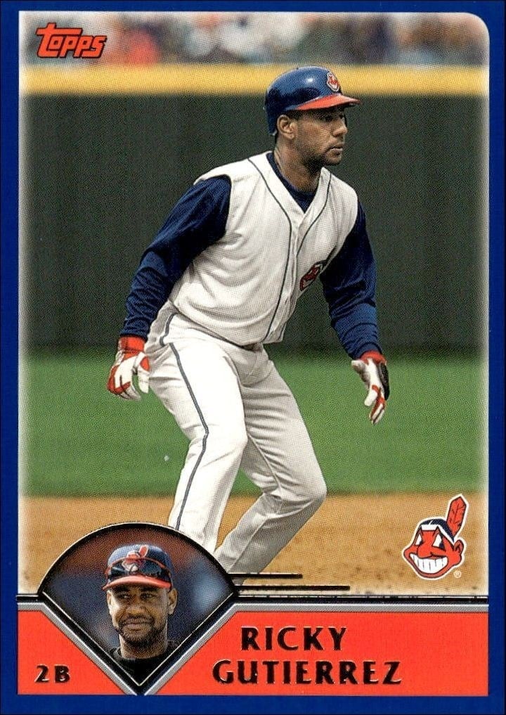 2003 Topps Ricky Gutierrez #627 trading card