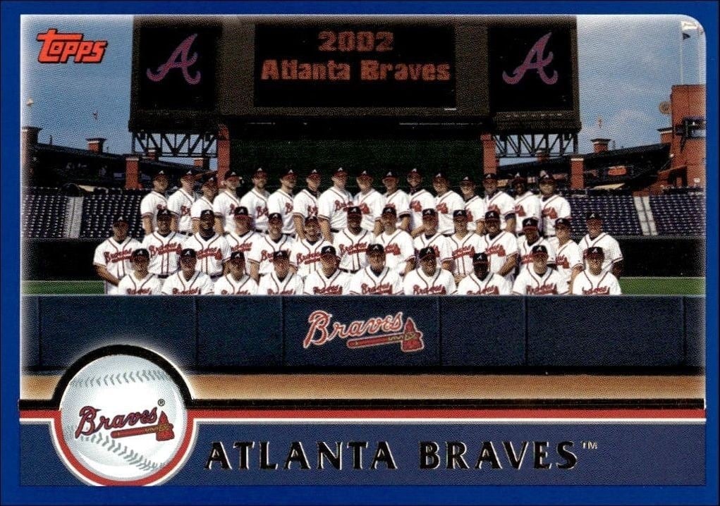 Atlanta Braves 2003 Topps #632 Baseball Trading Card - Front 2003 Topps Atlanta Braves #632 baseball trading card front