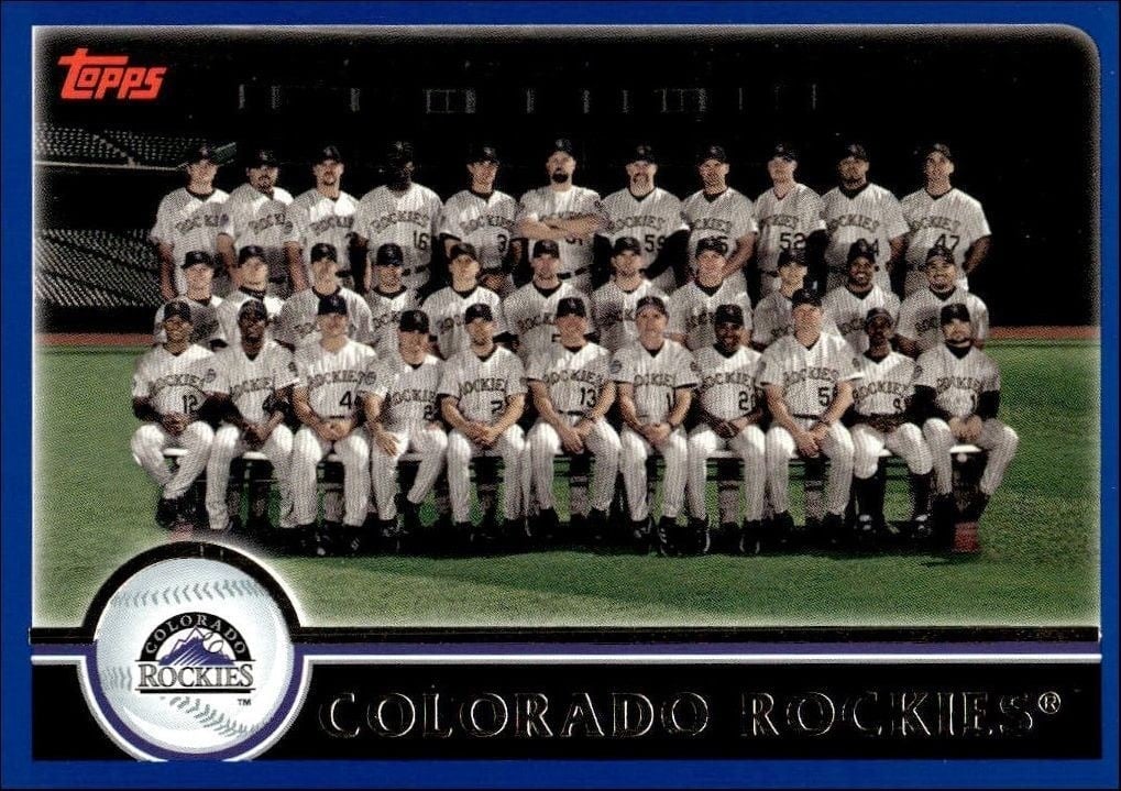 Colorado Rockies 2003 Topps #639 Baseball Trading Card - Front 2003 Topps Colorado Rockies #639 baseball trading card front