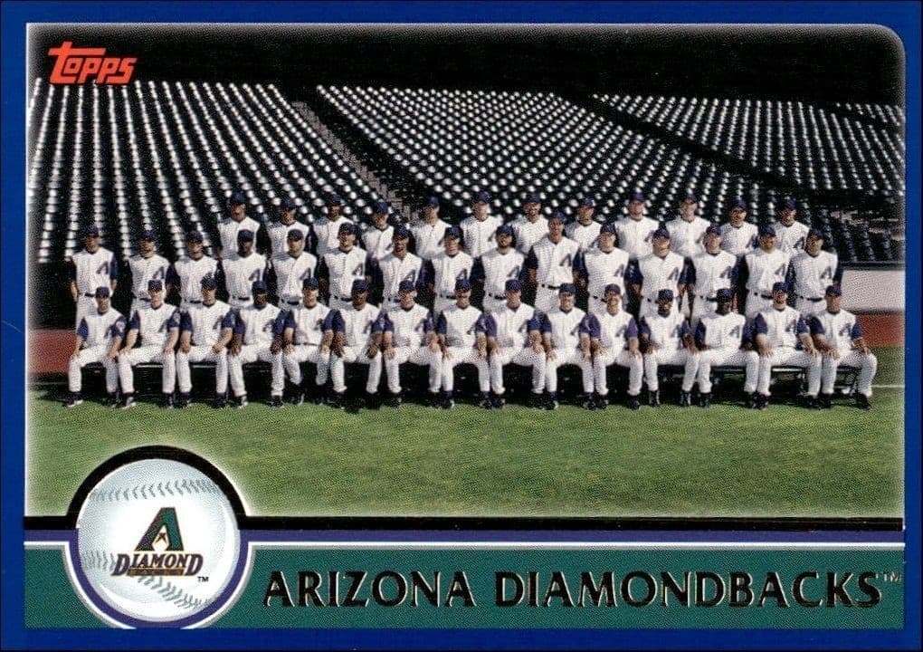 2003 Topps Arizona Diamondbacks #631 trading card
