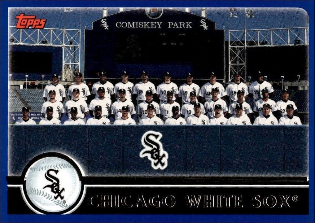 Chicago White Sox 2003 Topps #636 Baseball Trading Card - Front 2003 Topps Chicago White Sox #636 baseball trading card front