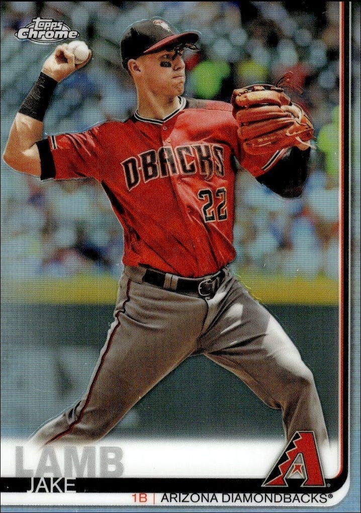 2019 Topps Chrome Jake Lamb #334 trading card