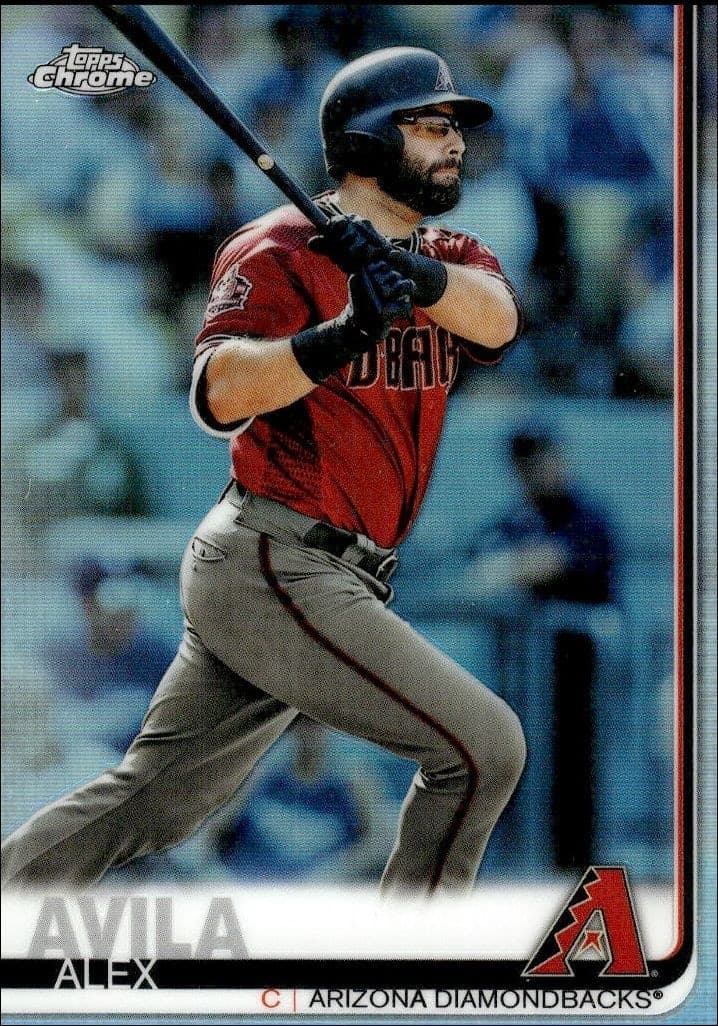 2019 Topps Chrome Alex Avila #34 trading card