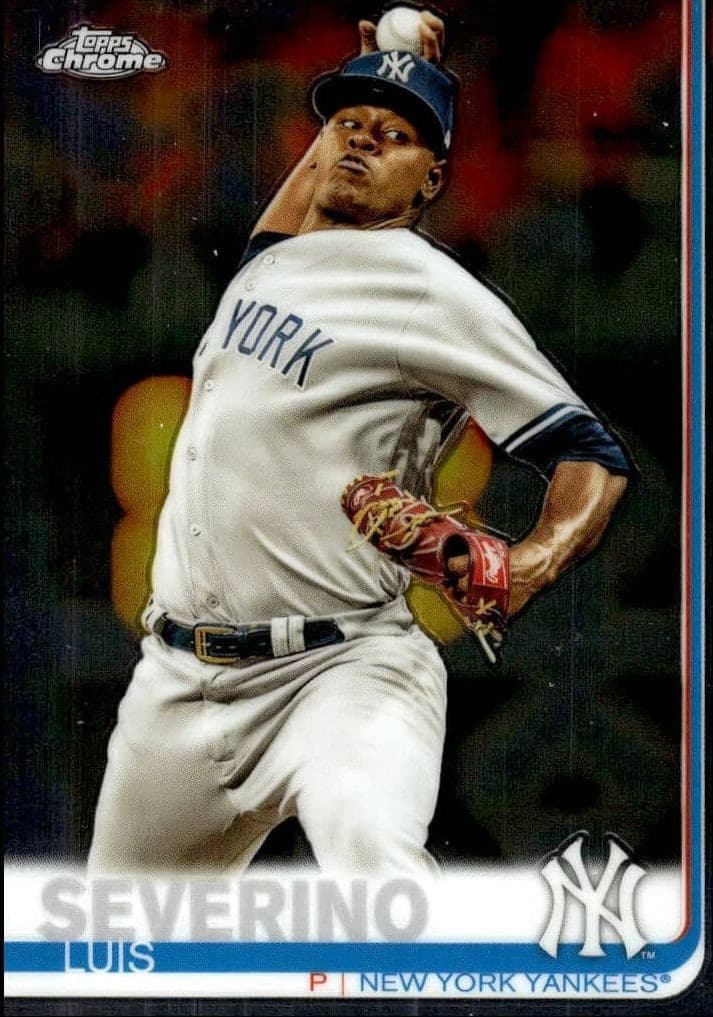 2019 Topps Chrome Luis Severino #98 trading card
